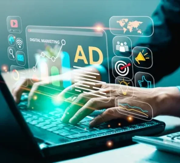 Dashboard showing campaign growth, engagement and conversion analytics