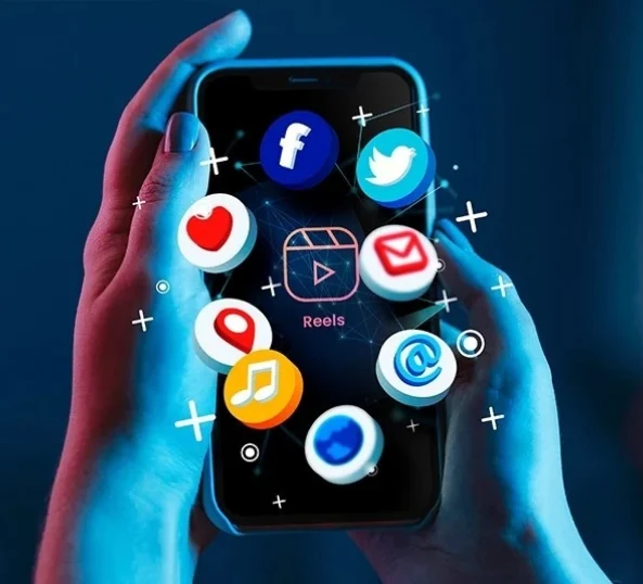 Social media marketing campaign dashboard with engagement analytics