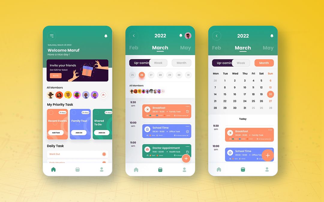 Productivity app development and product design