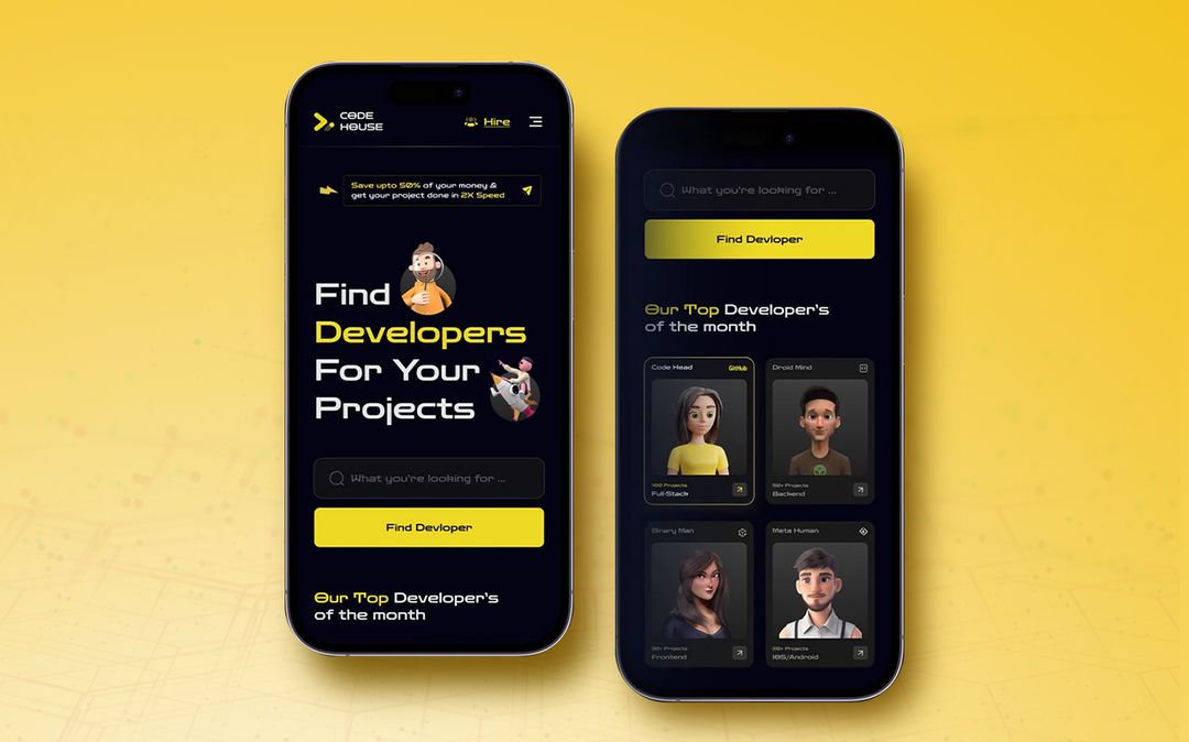 Hybrid app development for a recruitment agency